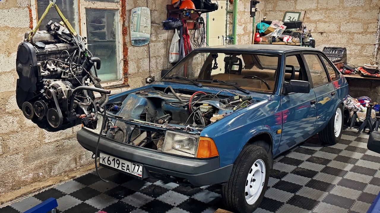 ТУРБО МОСКВИЧ — ДОСТАЛ РОДНОЙ МОТОР И РАЗОБРАЛ SR20DET. ЕЩЕ ПОХОДИТ?!