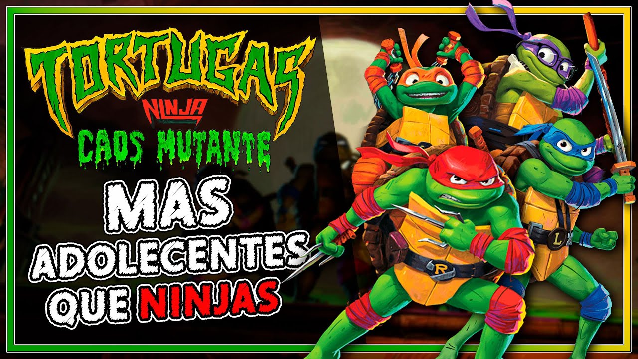 TORTUGAS NINJA Caos Mutante para BIEN o para MAL es BASTANTE Unica