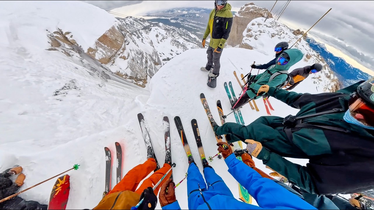 Jackson Hole, WY, Report: Skiing Corbet's Couloir on 