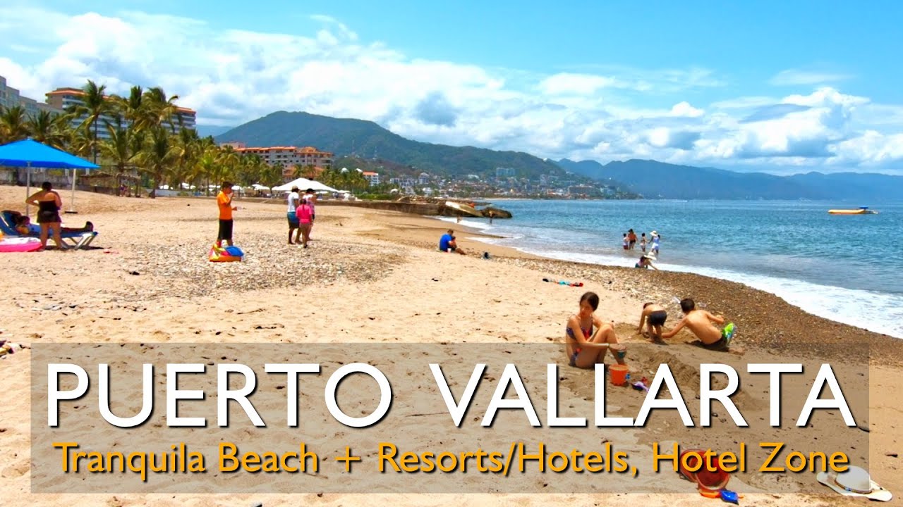 Paseo completo de Playa Tranquila, Zona Hotelera de Puerto Vallarta (Jalisco, M&eacute;xico)