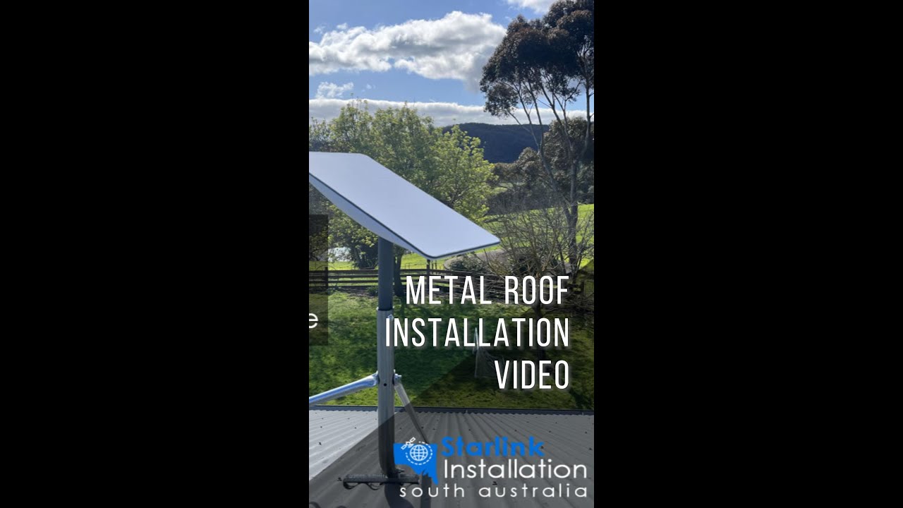 Starlink Metal Roof Installation - CLICK Data and WiFi