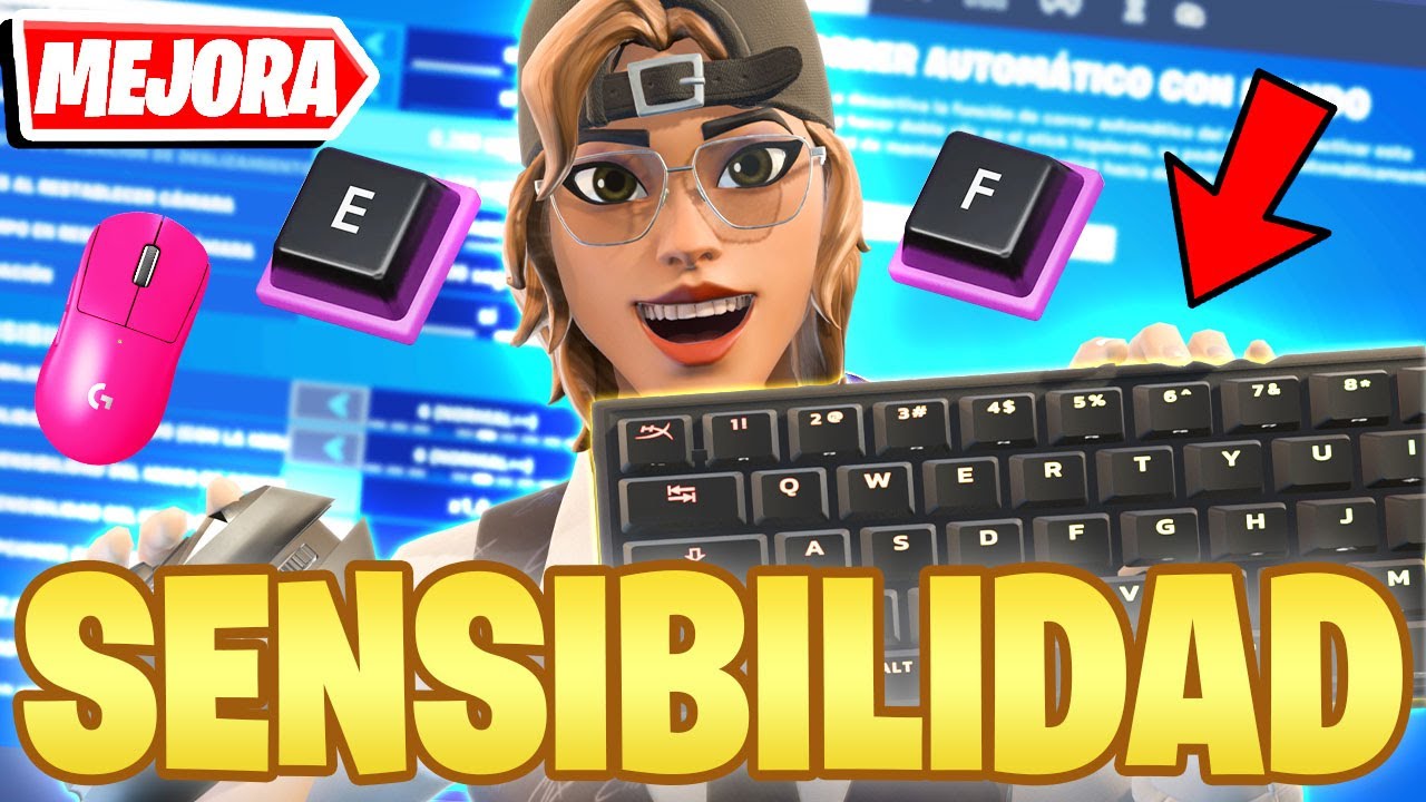 🔥 LA MEJOR CONFIGURACIÓN TECLADO para FORTNITE (SENSIBILIDAD, TECLAS Y MÁS) 🎯