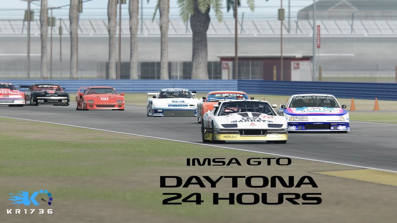 IMSA GTO | 1990 SunBank 24 | Daytona International Speedway [Assetto Corsa Mod]