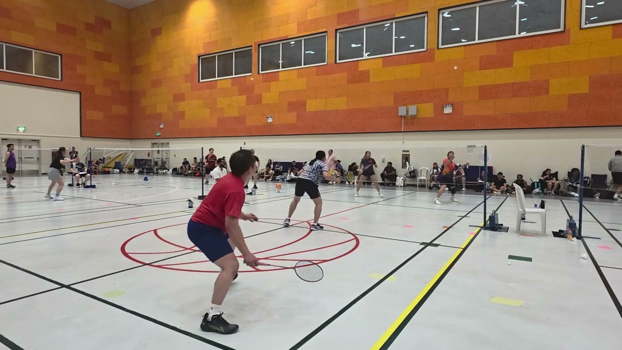 Eagles tournament semi final. Jhoy/rachel vs. Rommel/malou