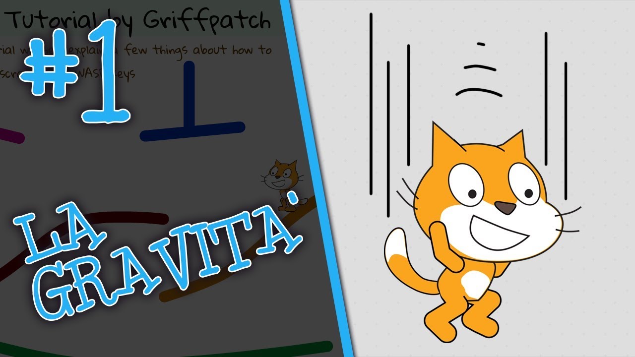 Come simulare la forza di gravità - Facciamo un platform con Scratch #1