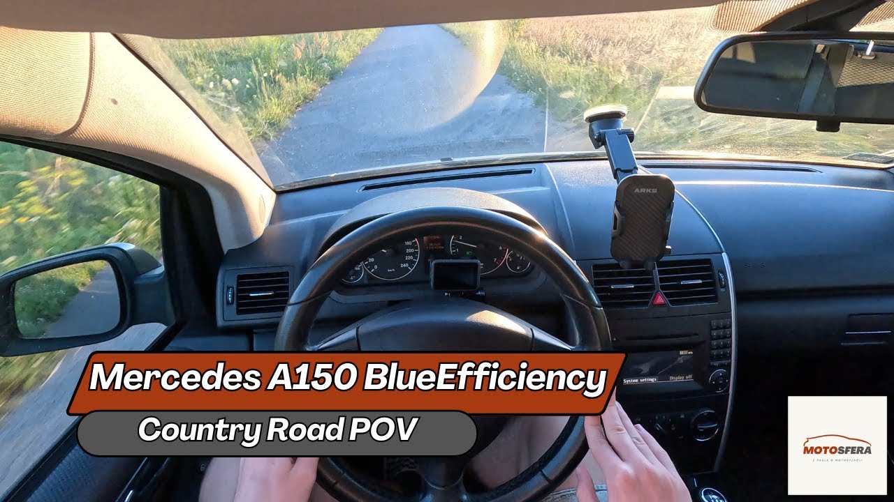 Mercedes-Benz A150 BlueEfficiency W169 (2009) POV Country Road Drive