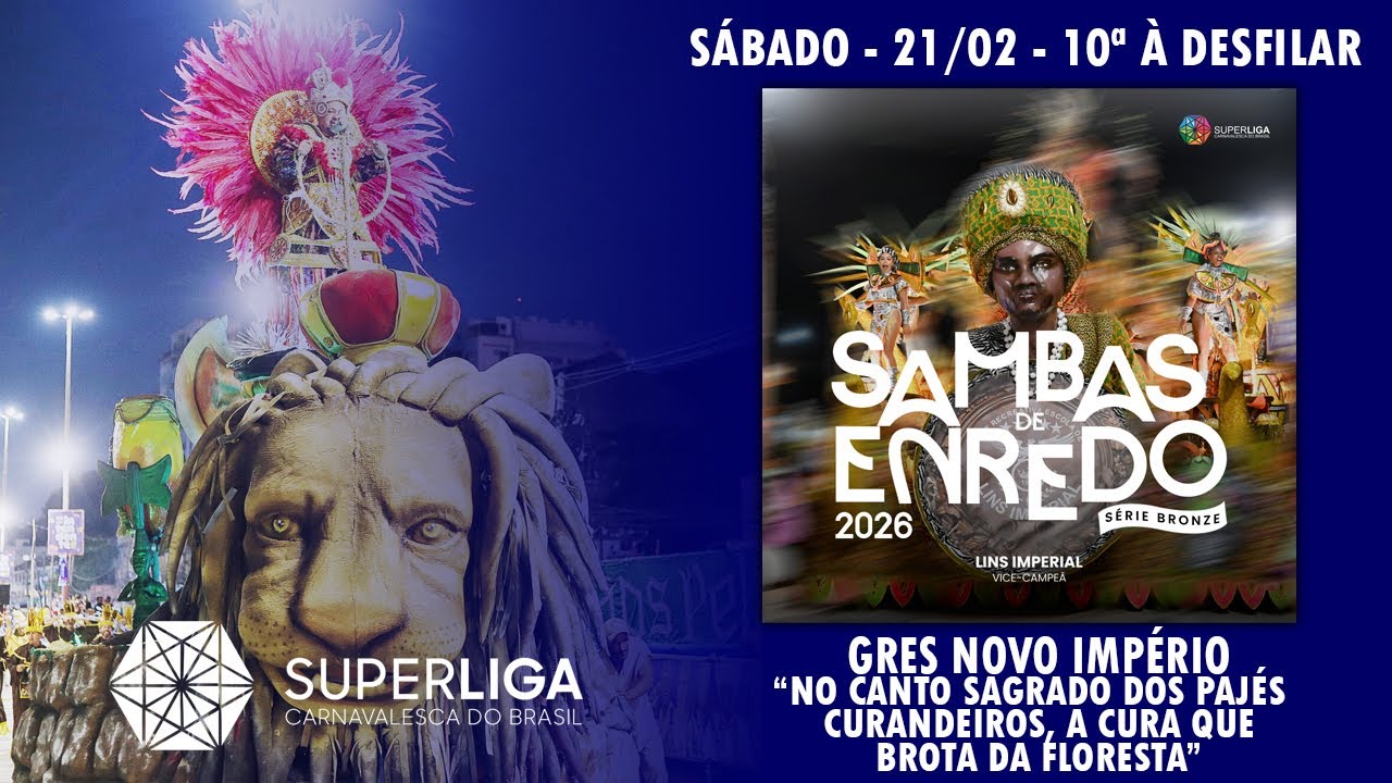 GRES Novo Império - Sambas de Enredo 2026 - Série Bronze(Superliga Carnavalesca do Brasil)