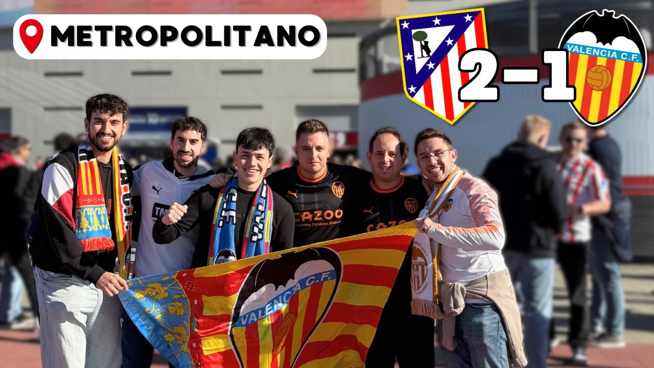 SILENCIAMOS al METROPOLITANO | VLOG Atlético de Madrid 2-1 Valencia CF🦇​🧡​