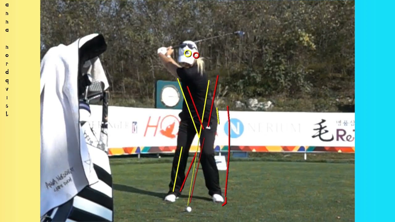 Anna Nordqvist Swing - Iron Face On View - Slow Motion - Swing Study