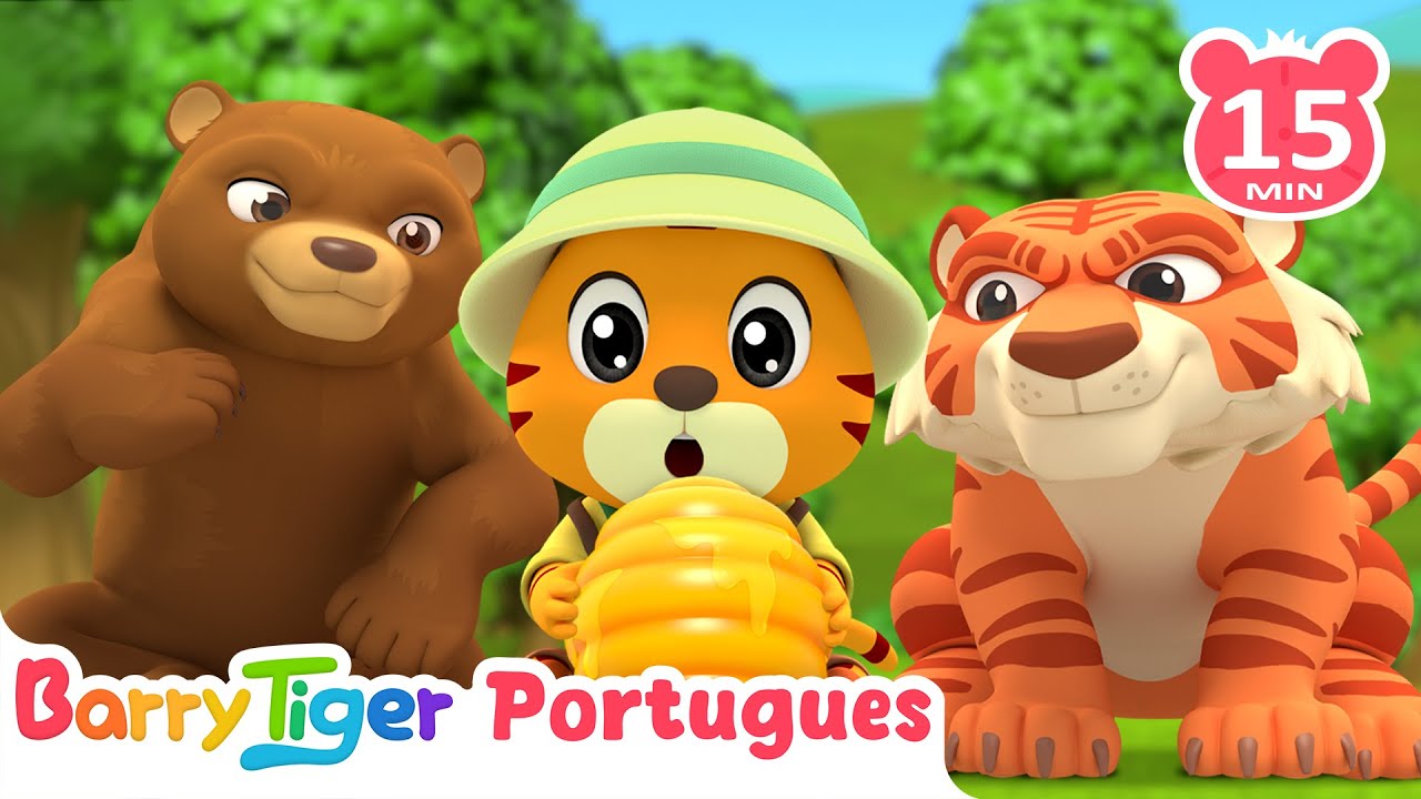 🦁🎶Aventura na Selva para Bebês | Músicas Infantis com Animais | Canções Infantis | BarryTiger