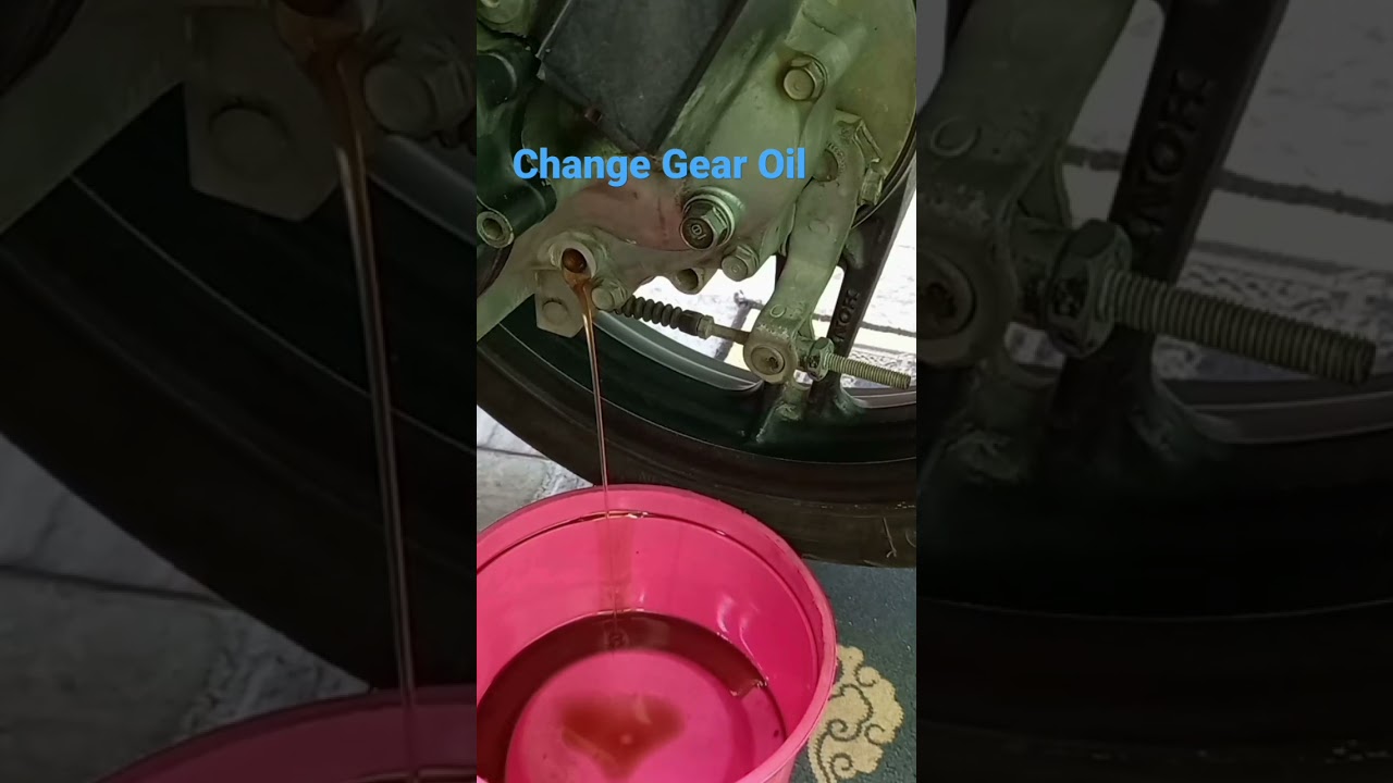 Change Gear Oil #hondabeat