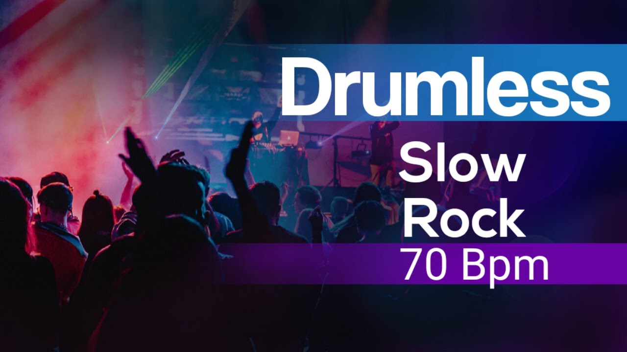 No Drums Slow Rock Backing Track 70 Bpm