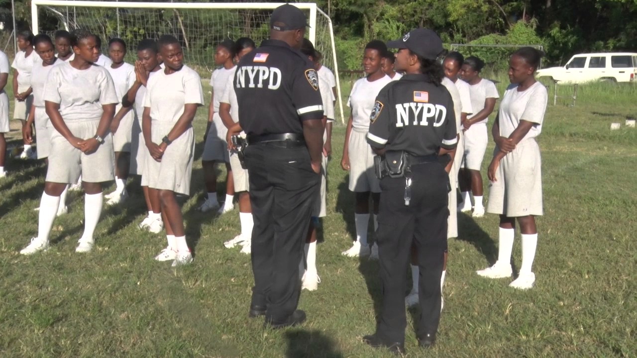 Les femmes cadettes dans la Police Nationale d'Haïti