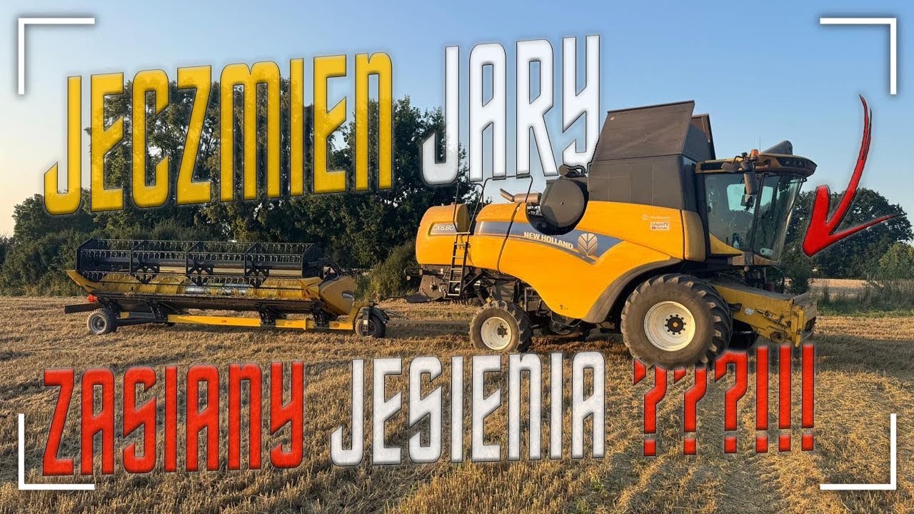 Jęczmień jary siany jesienią vs jęczmień jary, zbiór i porównanie wyników plonowania [vlog#268]