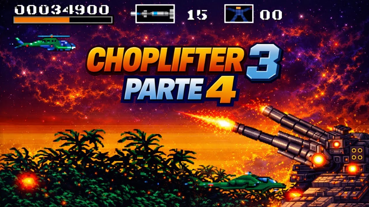 😈🔥 CHEFE BRUTAL! JOGUEI DEMAIS em CHOPLIFTER – PARTE 4 🚁