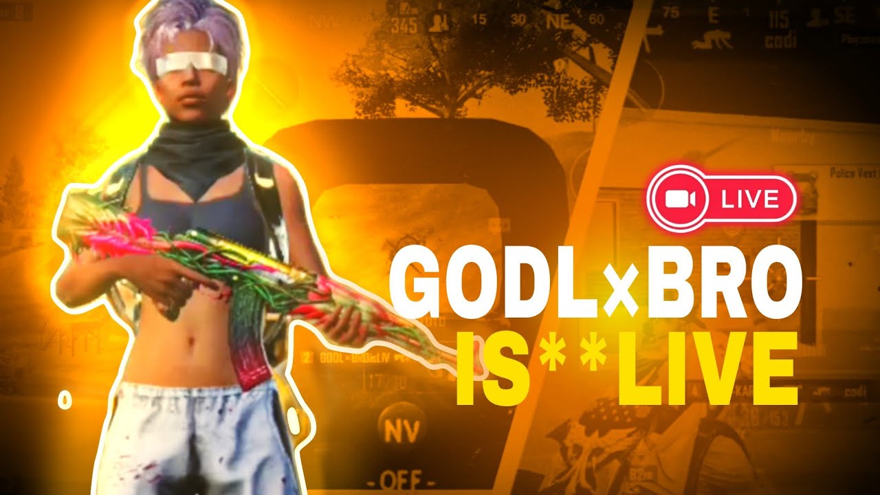 GODL×BRO IS  live#godlbrolive#bgmilive#bgmishort#battlegroundsmobileIndia#bgmivideo#pubglive😤☠️❤️