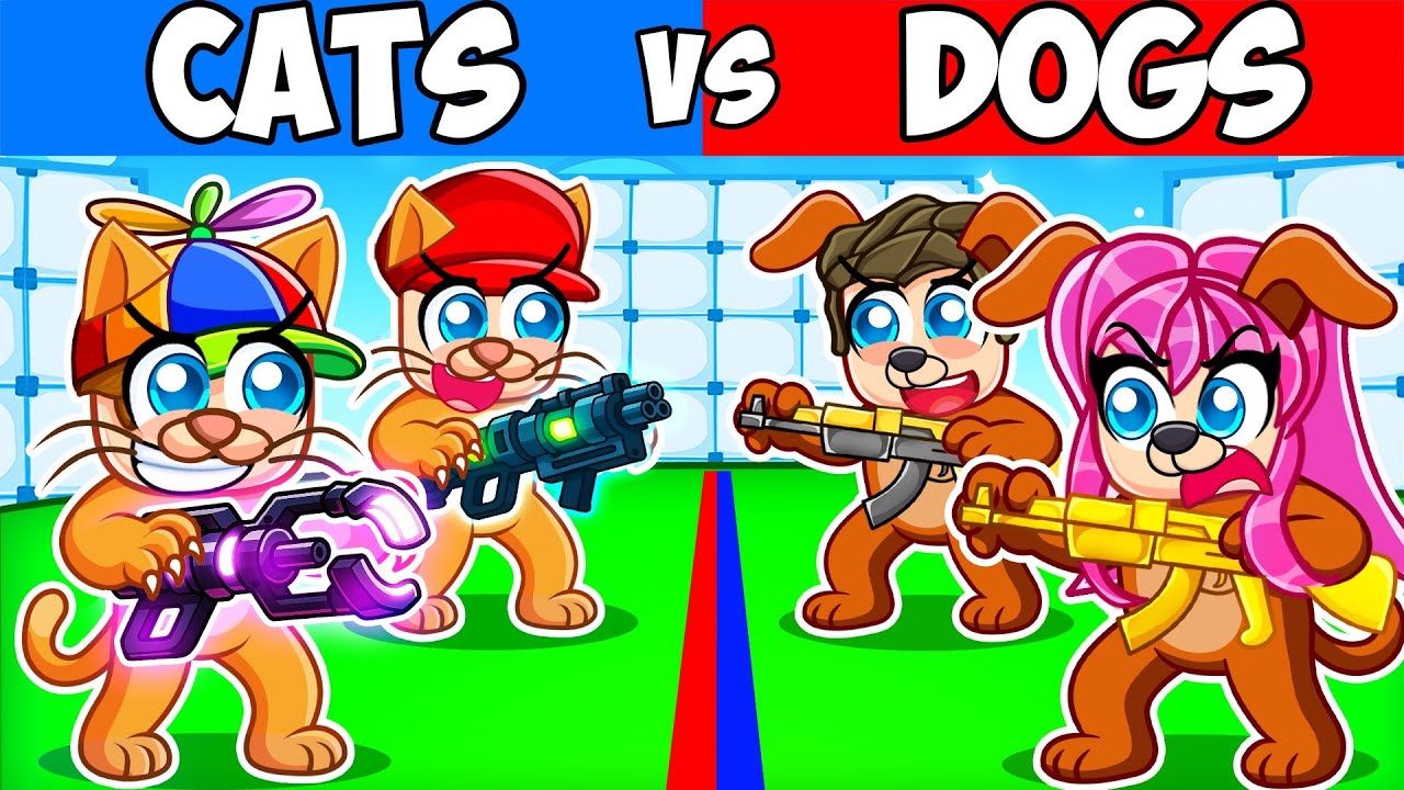 CATS VS DOGS In Roblox Rivals...