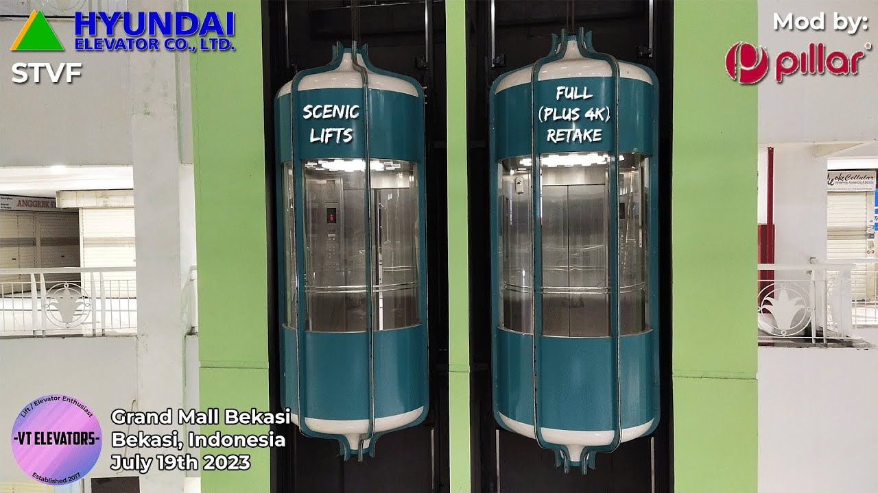 [4K] Hyundai (Mod: Pillar) Traction Scenic Lifts - [CLOSED] Grand Mall Bekasi