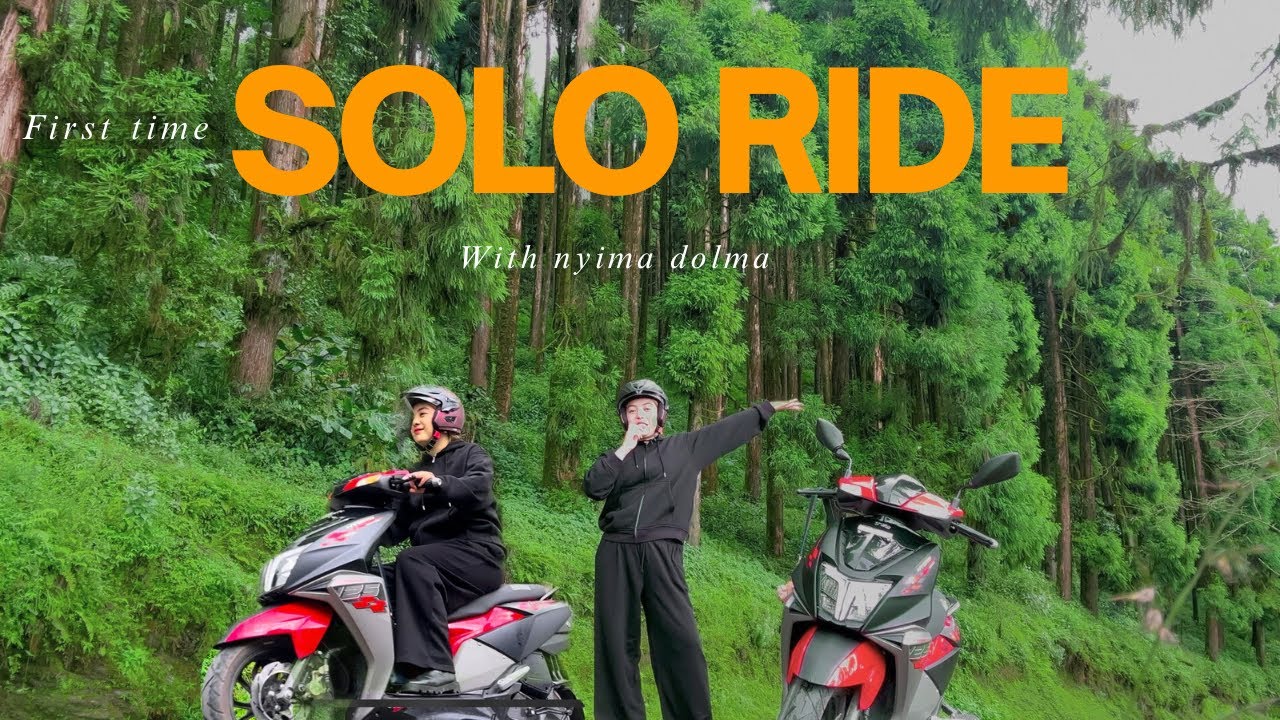 FIRST TIME || SOLO RIDE 🛵|| ENJOYING ALONE ||🌲SIKKIM || RAVANGLA TO NAMCHI || TIBETAN VLOGGER ||.