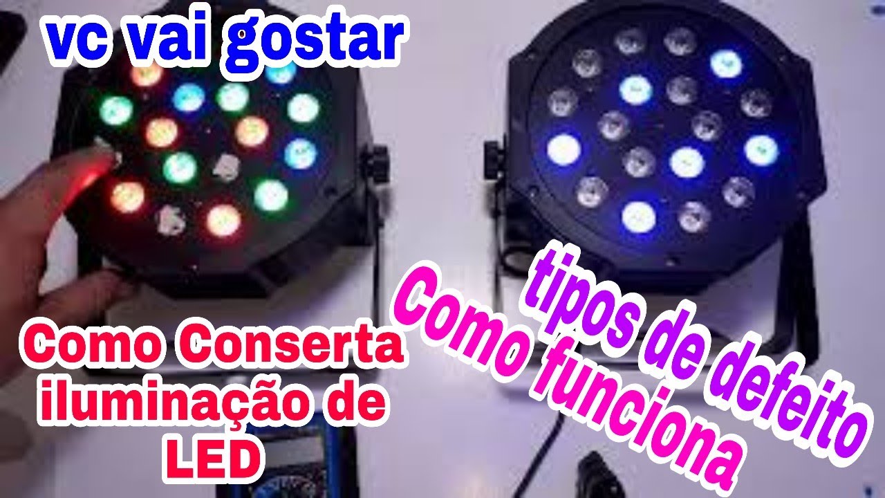 Conserto de iluminaçao de LED