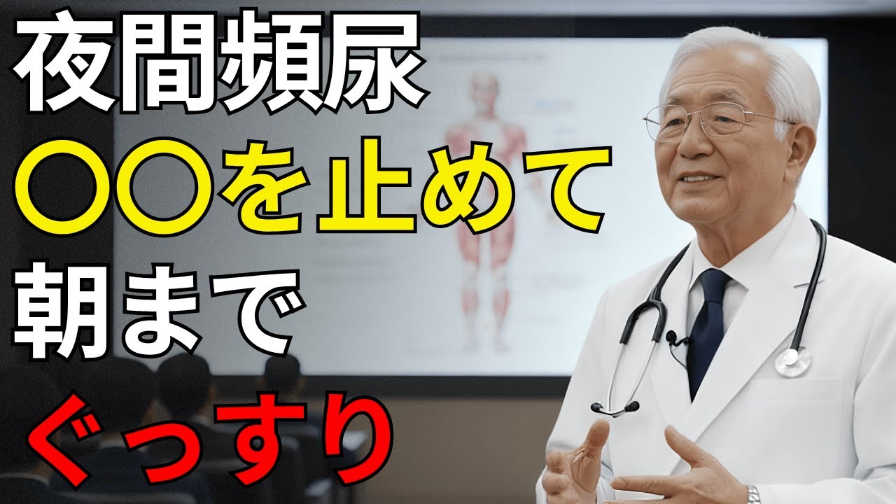 【医師が語る】夜間2回以上のトイレは危険！60歳からでも改善できる夜間頻尿の根本対策9選＋最新2025治療 |シニア医師