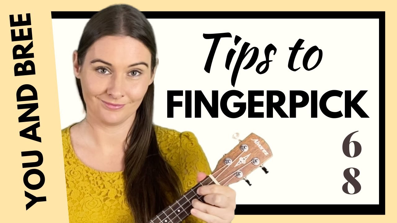 How to Fingerpick the Ukulele for beginners 6/8 timing + make your own
