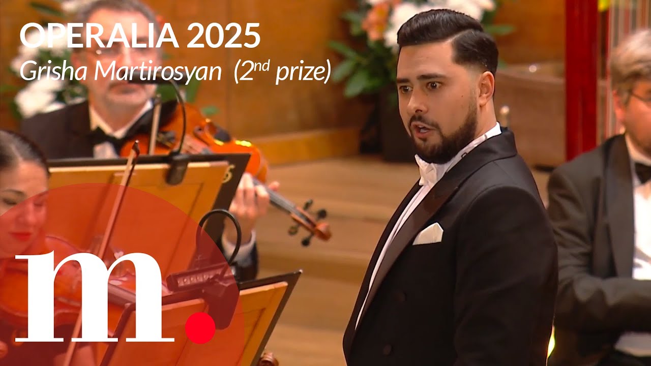 Grisha Martirosyan (2nd prize) at Operalia, the World Opera Competition 2025
