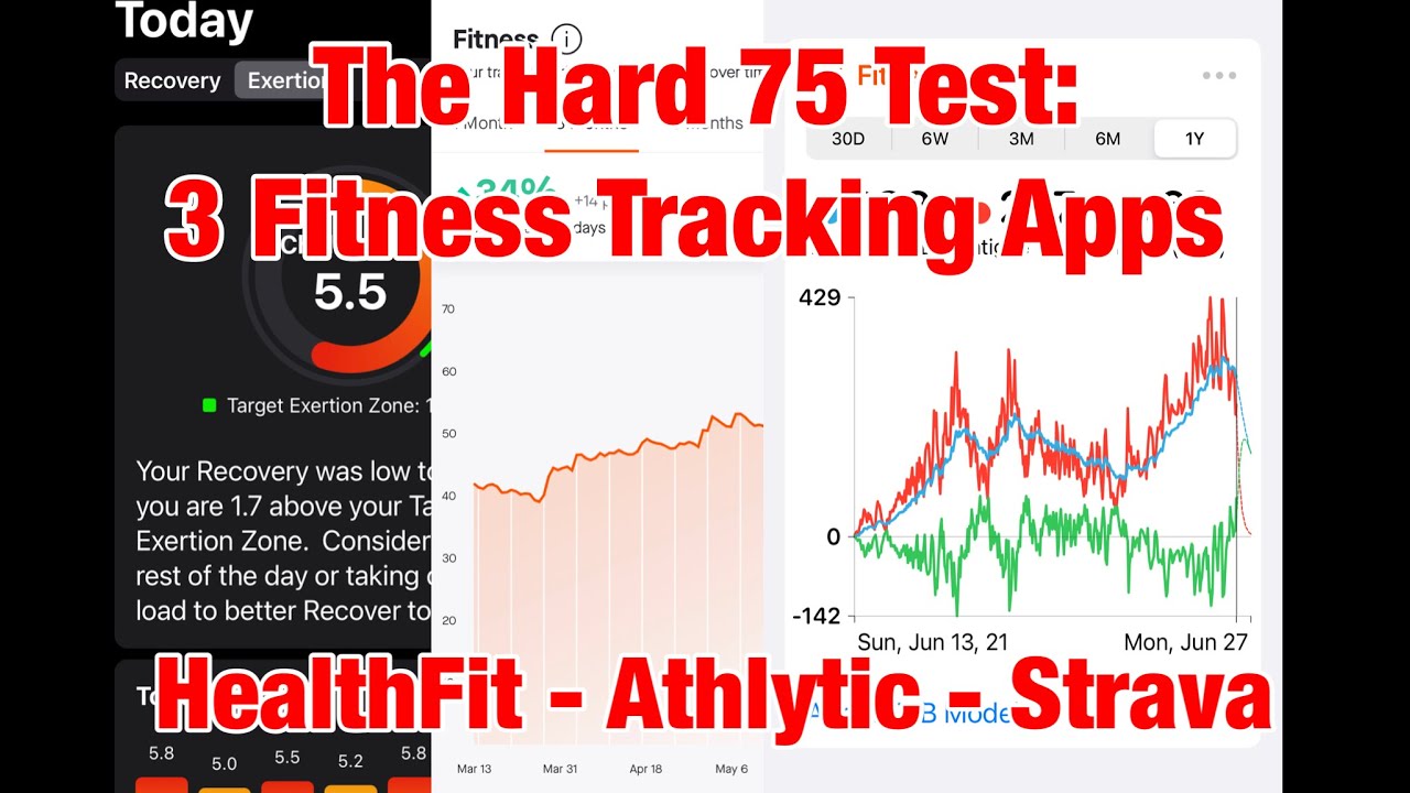 The Hard 75 Test: How 3 Apps Show Fitness Growth - HealthFit, Athlytic, & Strave Review