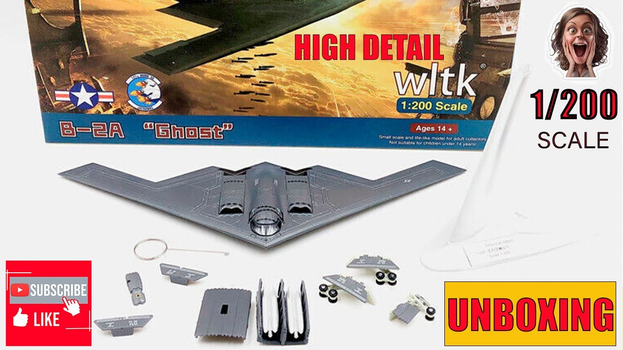 Diecast 1:200  diecast  B-2 Spirit Bomber WLTK