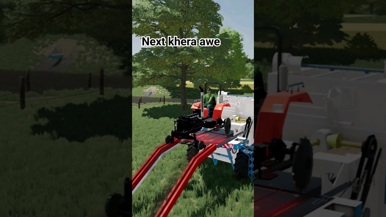 Hmt 5911 tractor harvester fs22 #gaming #fs22 #harvester