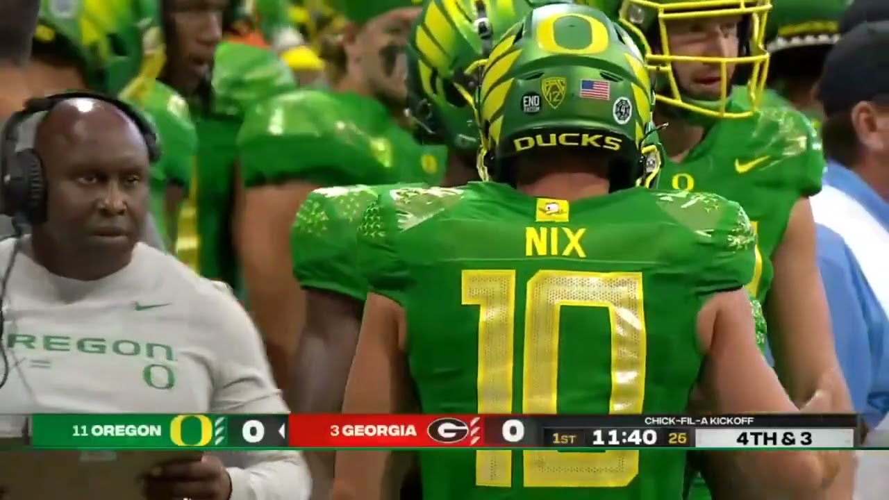 2022 Georgia vs Oregon
