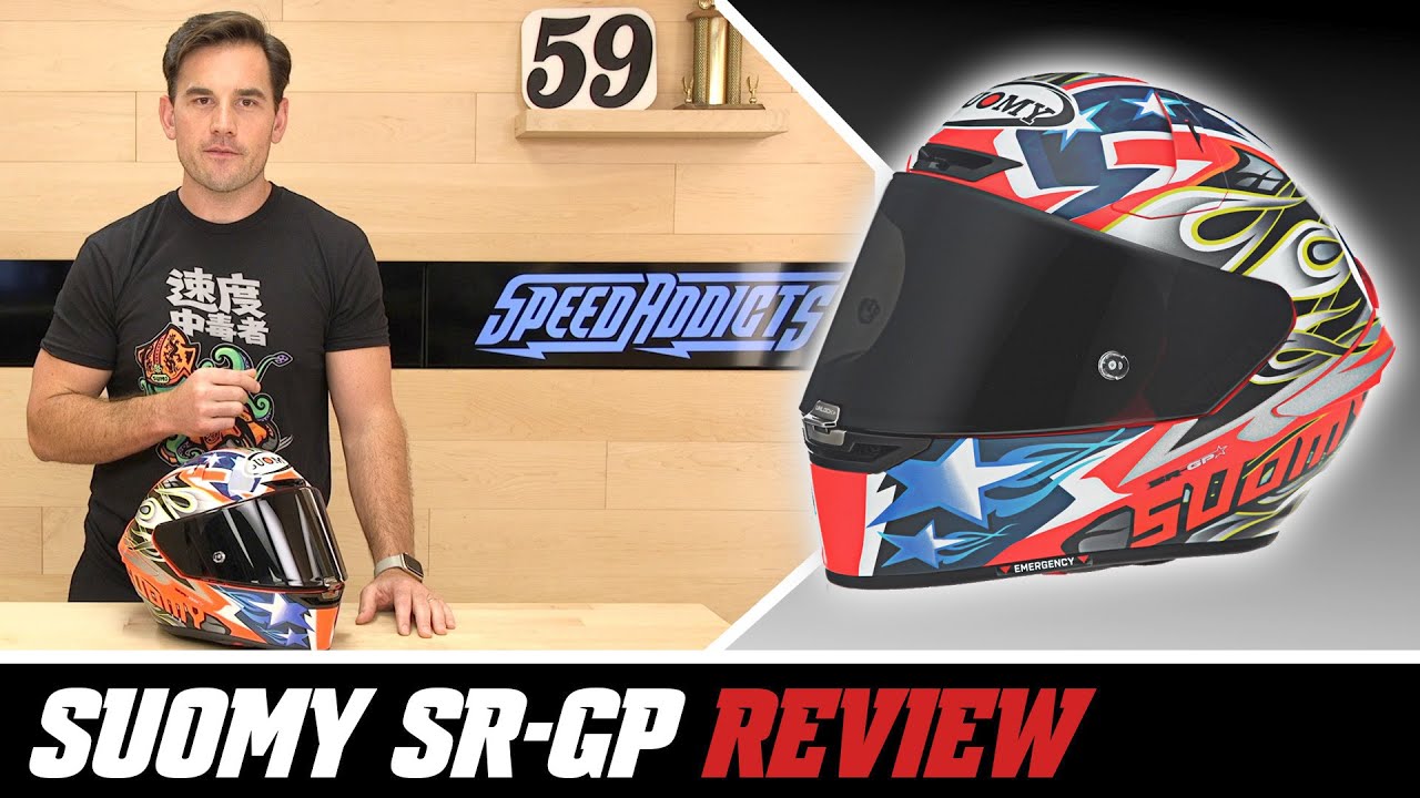Suomy SR-GP Racing Helmet Review at SpeedAddicts.com