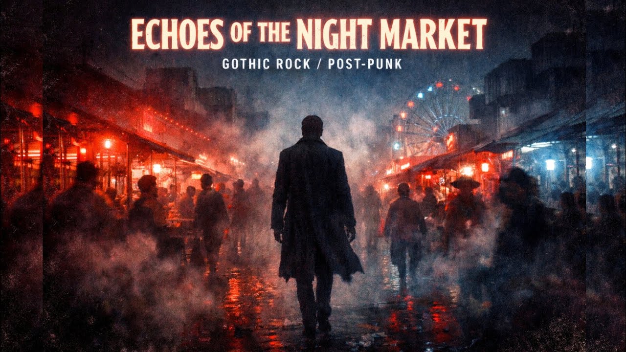 Nusantara Obscura - Echoes of the Night Market (Official Audio) | Gothic Rock / Post-Punk 🎵