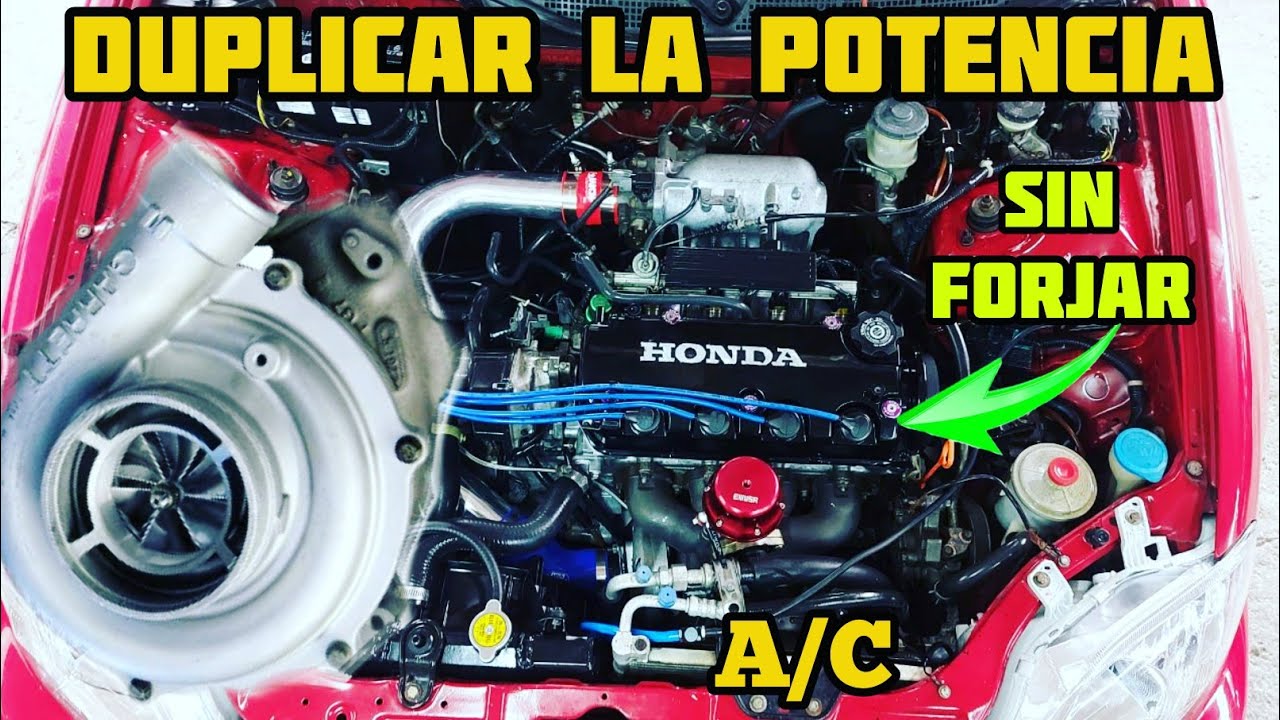 Como hacer un MOTOR TURBO SIN FORJAR 👈