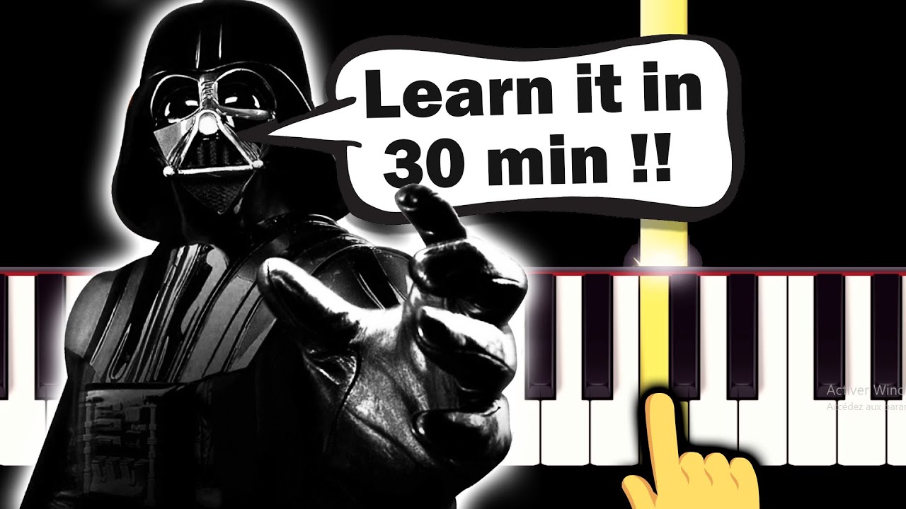 Star Wars - Main Theme (Opening) - EASY Piano tutorial