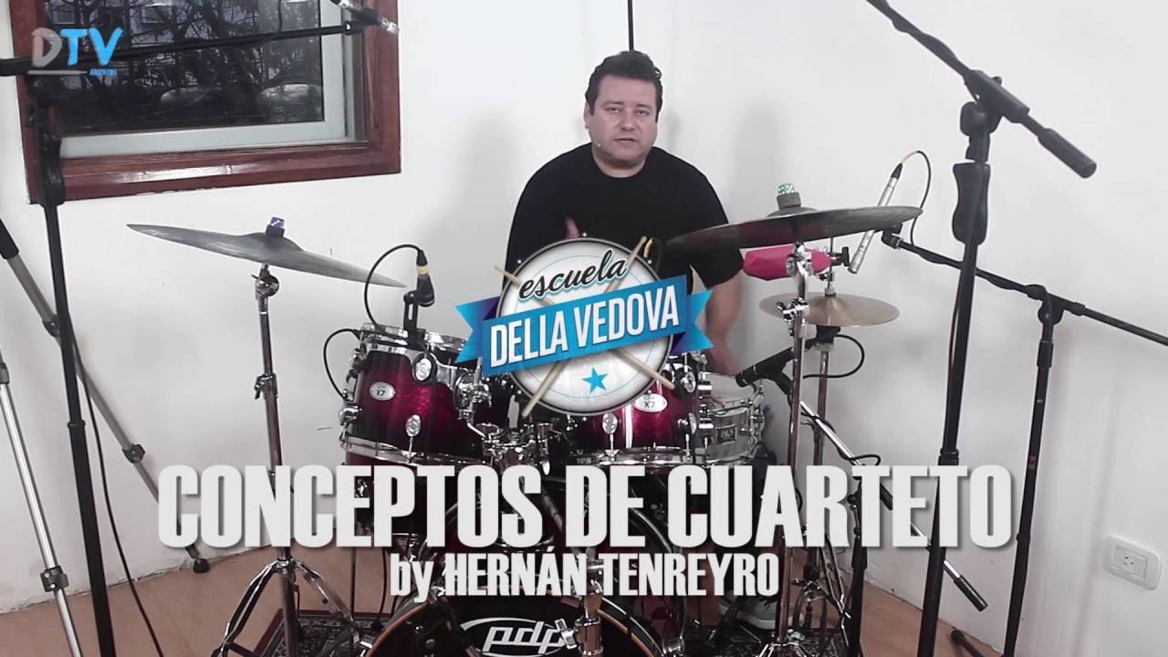Escuela Nico Della Vedova en DRUMMER TV ARGENTINA ® 2016: CUARTETO (by Hernán Tenreyro)