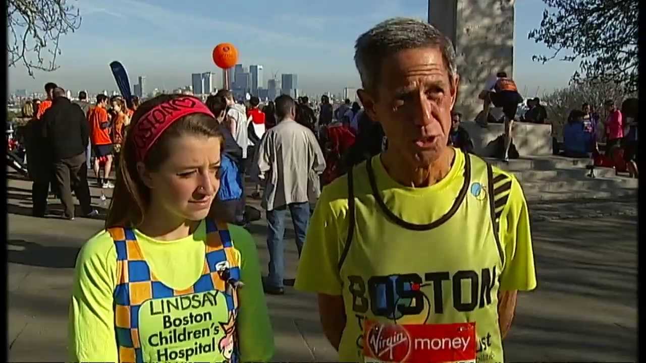 London Marathon: Tributes paid to Boston bombing victims