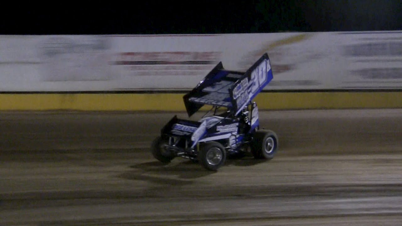 Top Gun Sprint Cars Full Program - Hendry County Motorsports Park 3-7-15