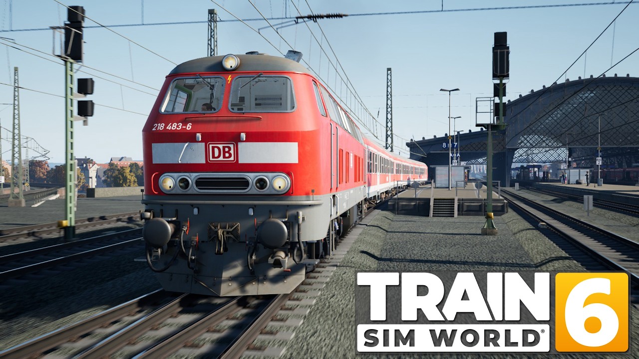 TSW 6 Leipzig Dresden mit Dieselzügen BR 612 und BR 218 im Train Sim World 6 Gameplay [Deutsch]
