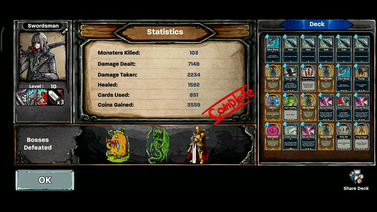 call of lophis Swordman ending boss unlimited healing
