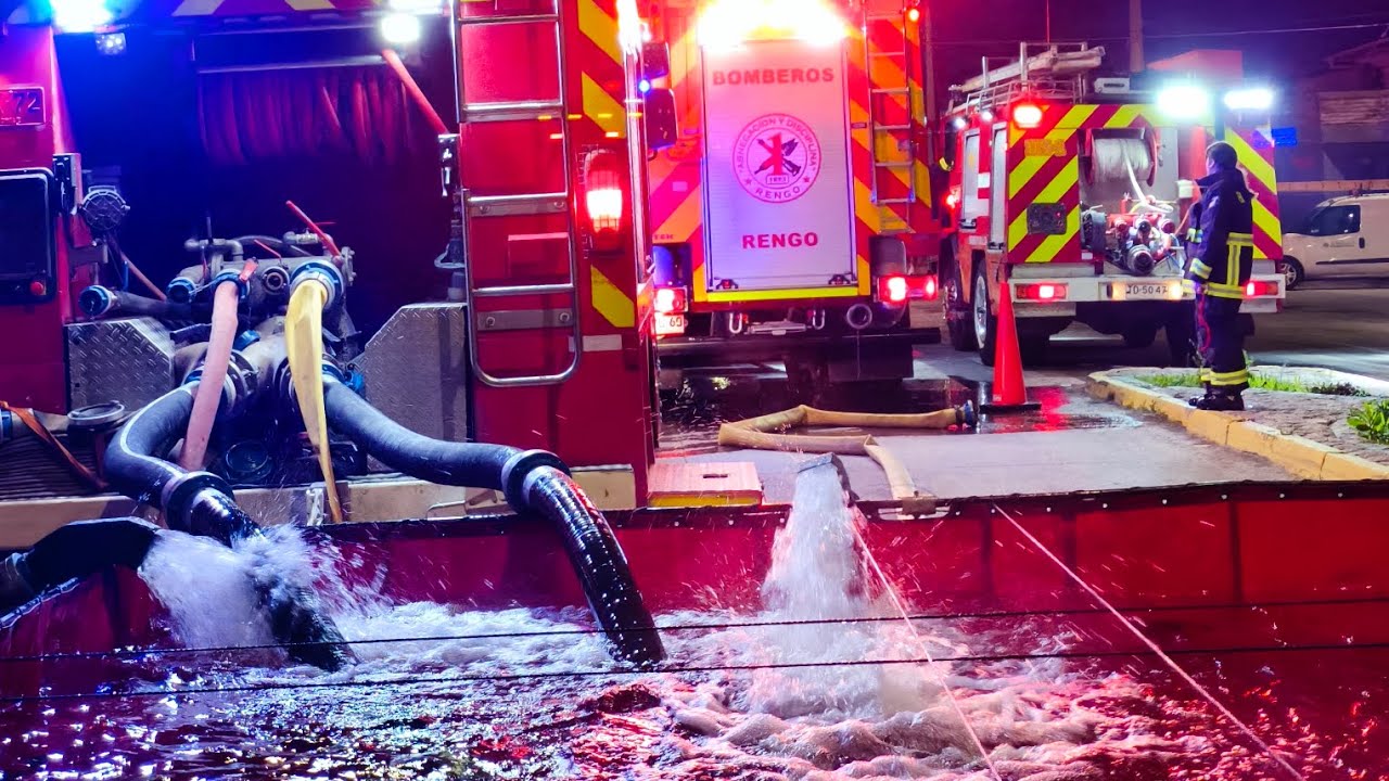 🚒ABASTECIMIENTO EN TERCERA ALARMA DE INCENDIO PELEQUEN 🚒