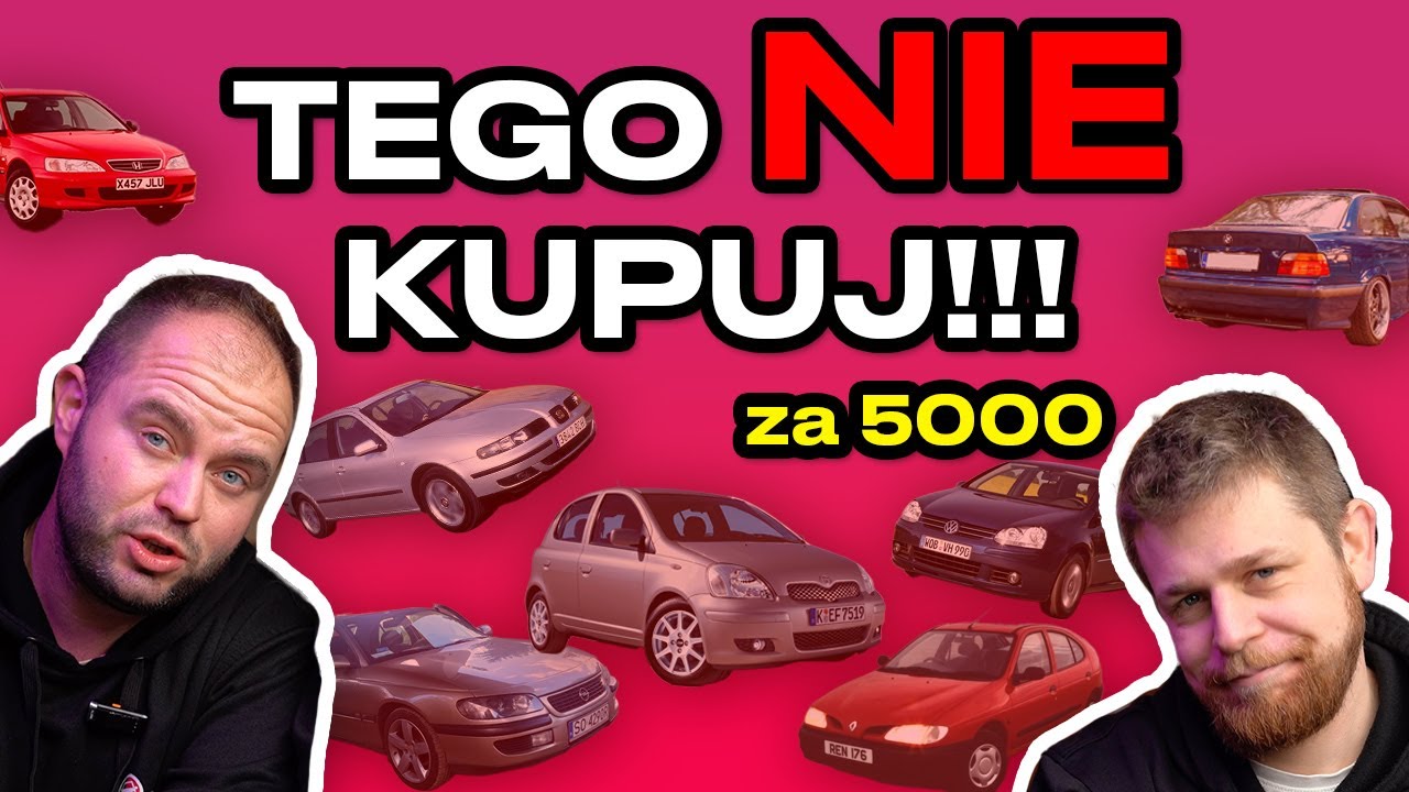 Te samochody za 5000 zł to potencjalna WTOPA! Dlaczego i jakich aut nie kupować?