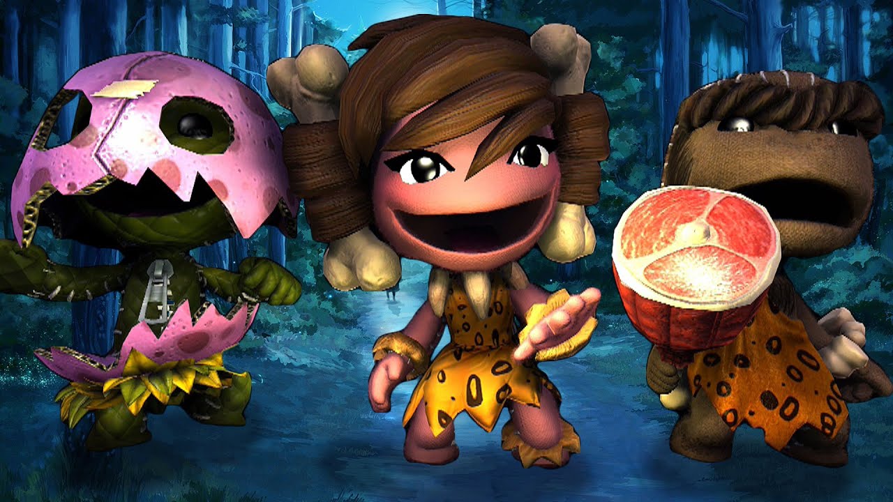 LittleBigPlanet 3 - Sackboy's Prehistoric Assets Pack Showcase - LBP3 PS4 | EpicLBPTime