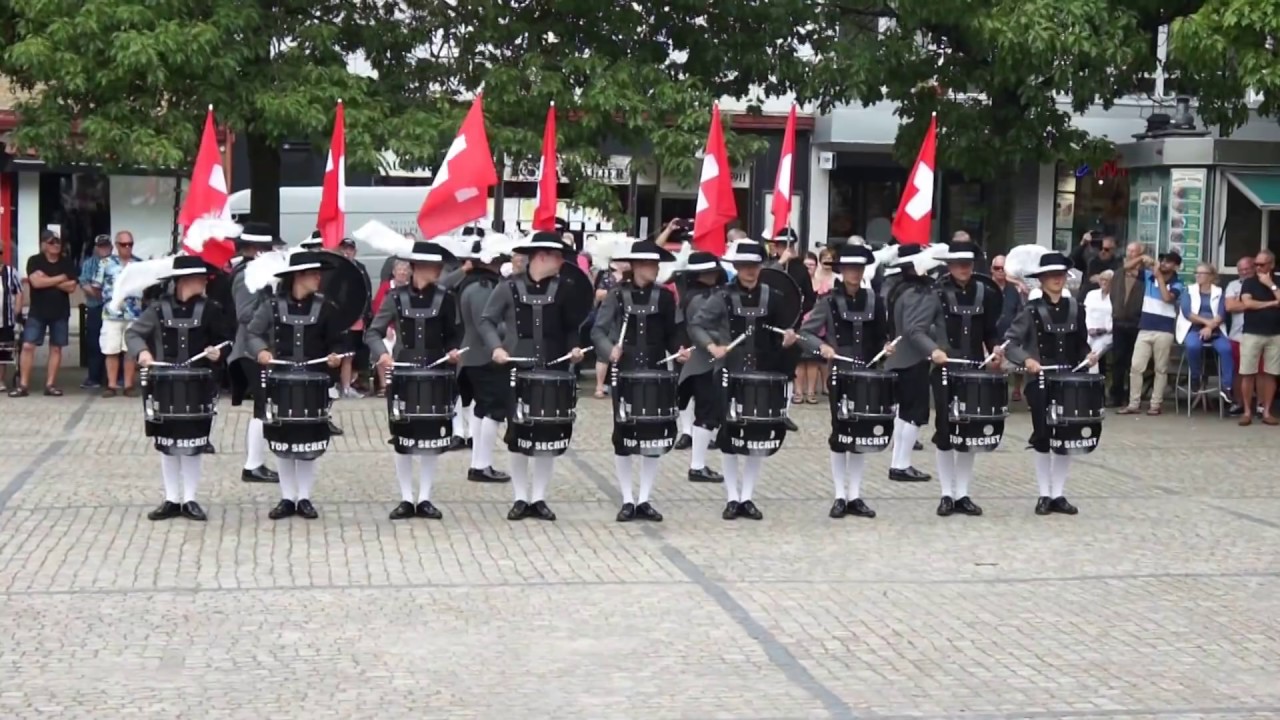 Top Secret Drum Corps i Eslöv 2017 augusti 11