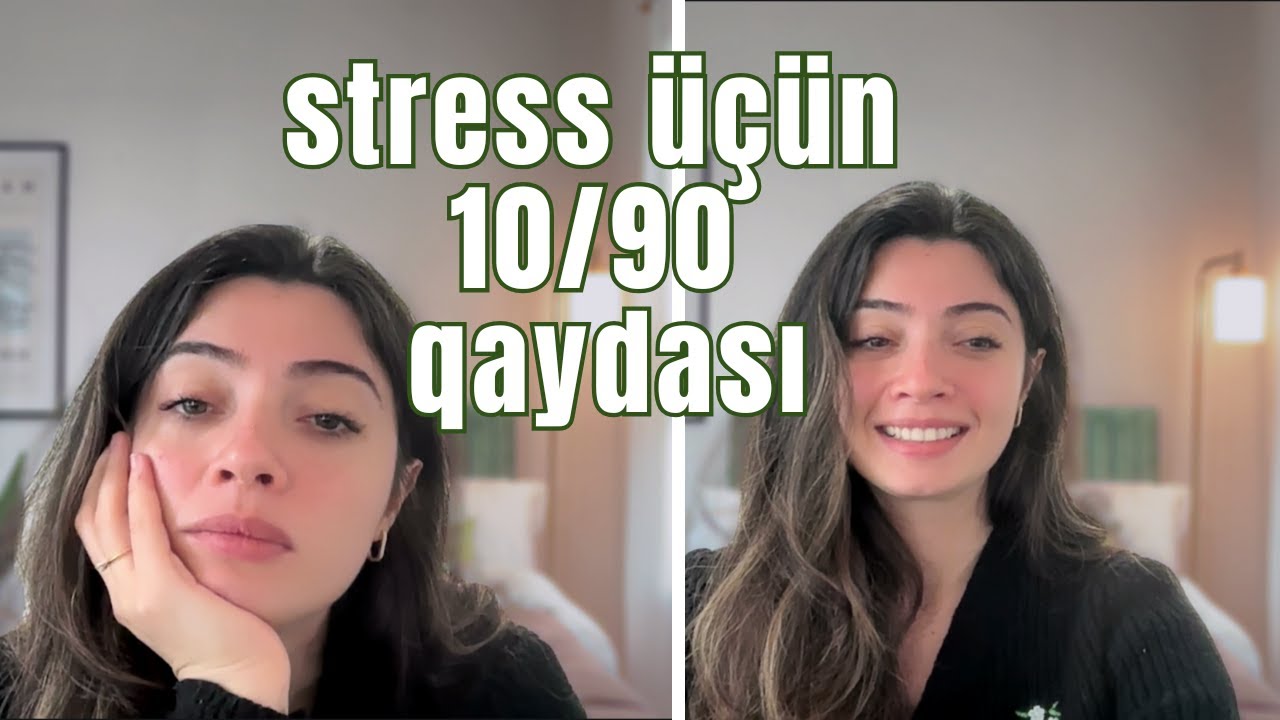 Stresli günlərdə 10/90 qaydası, işdən çıxdım, tək bostona köçdüm