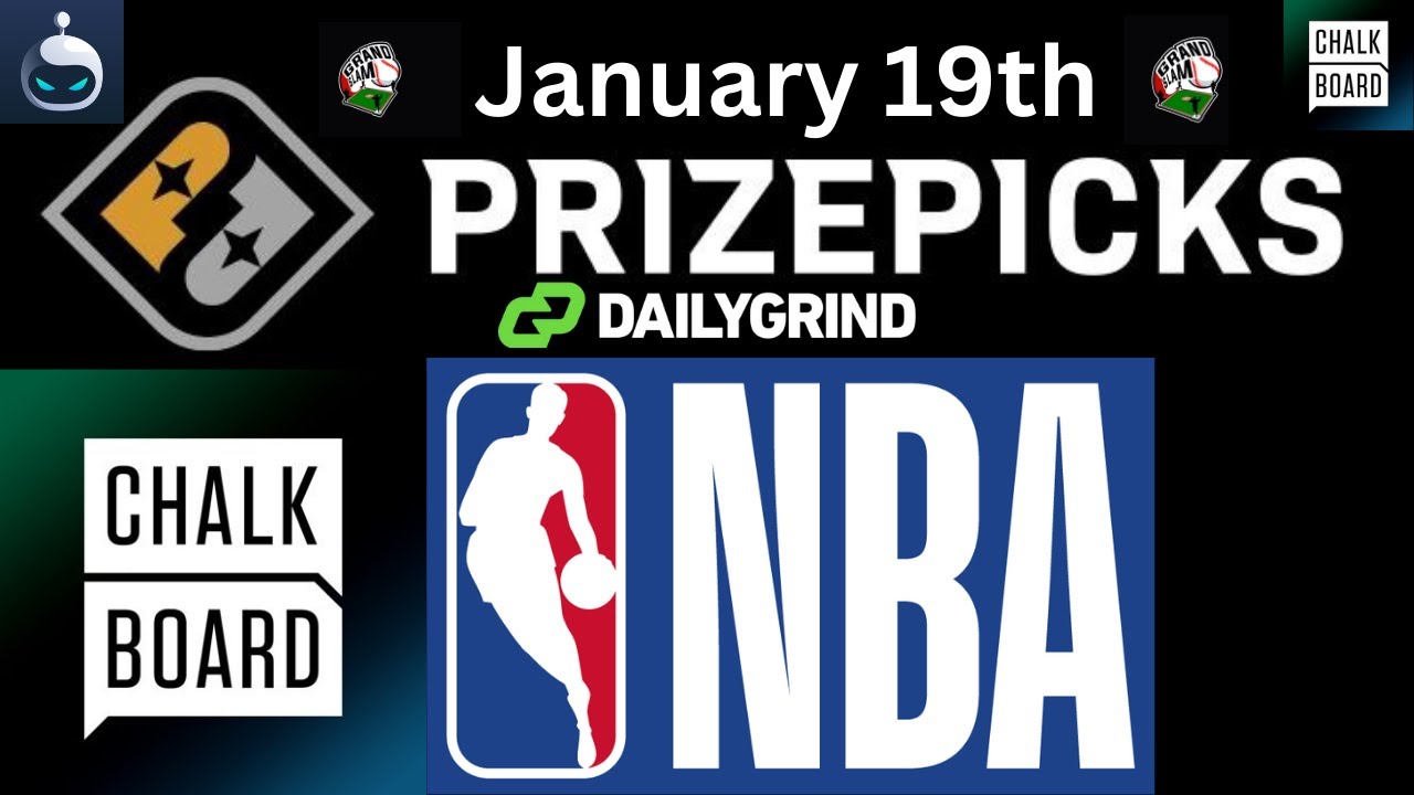 Prize Picks/Chalkboard Props NBA Jan 19th