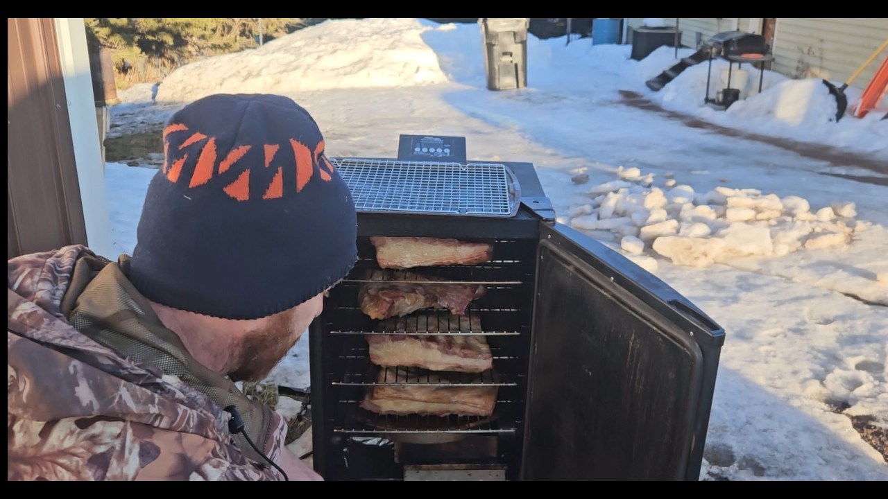 DIY Smoked Bacon #meat #smoker #bacon