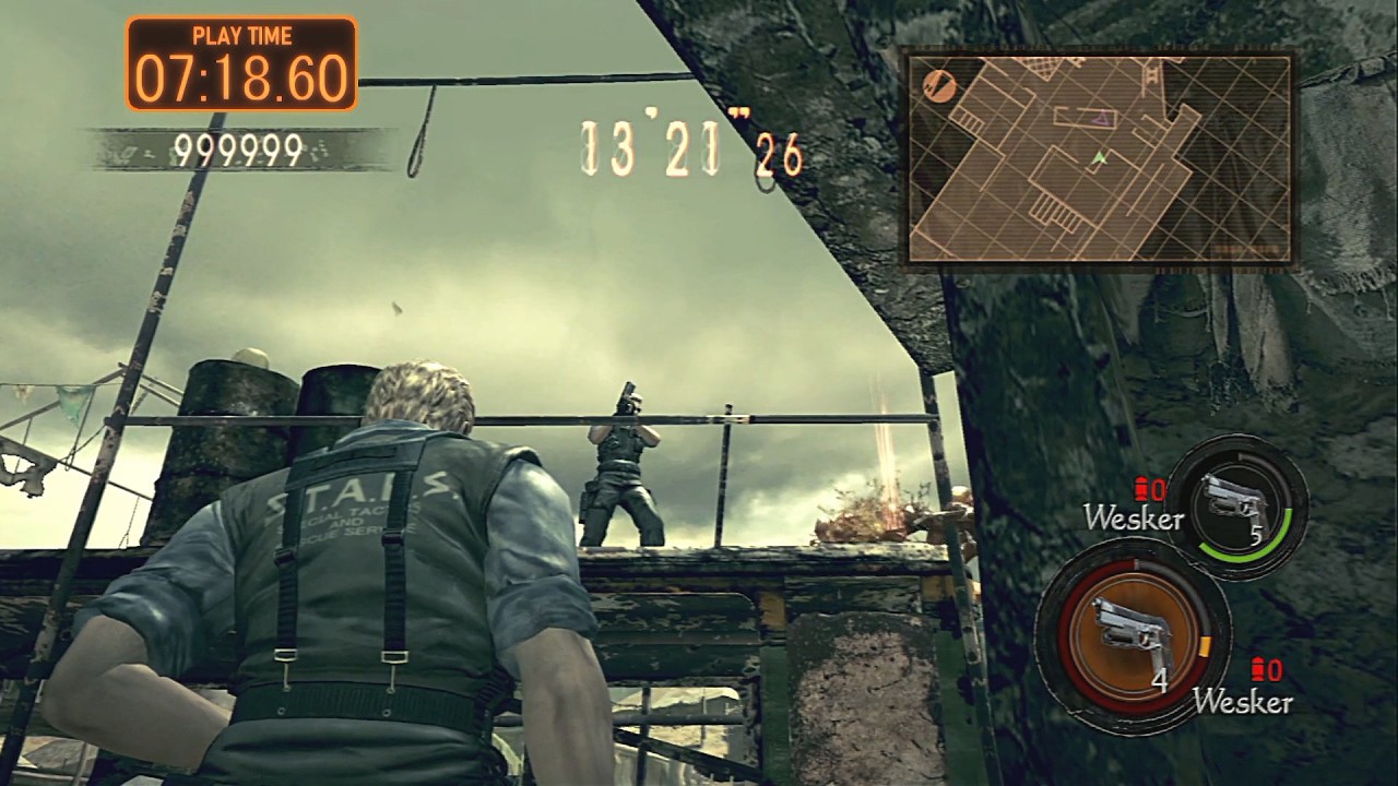 [PS3]バイオハザード5／RESIDENT EVIL 5：THE MERCENARIES #230 集会場 999k(13：16)