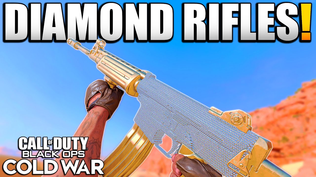 Tips How to Unlock Gold/Diamond Camos for Rifles Faster in Call of Duty Black Ops Cold War | JGOD