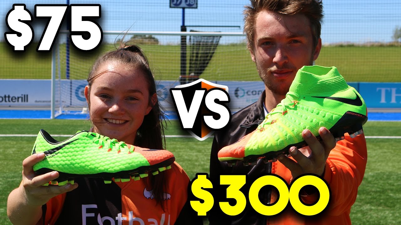 $75 Vs $300 FOOTBALL BOOTS!! Cheap v Pro Nike Hypervenom III